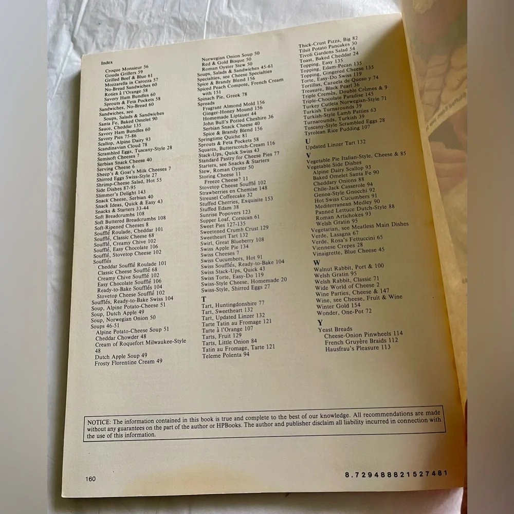 Cheese Cookery Cookbook 1980 Vintage